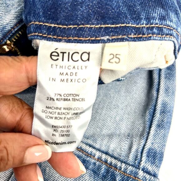 Anthropologie Etica Juni Relaxed Barrel Cargo in North Shore Jeans - Picture 9 of 15